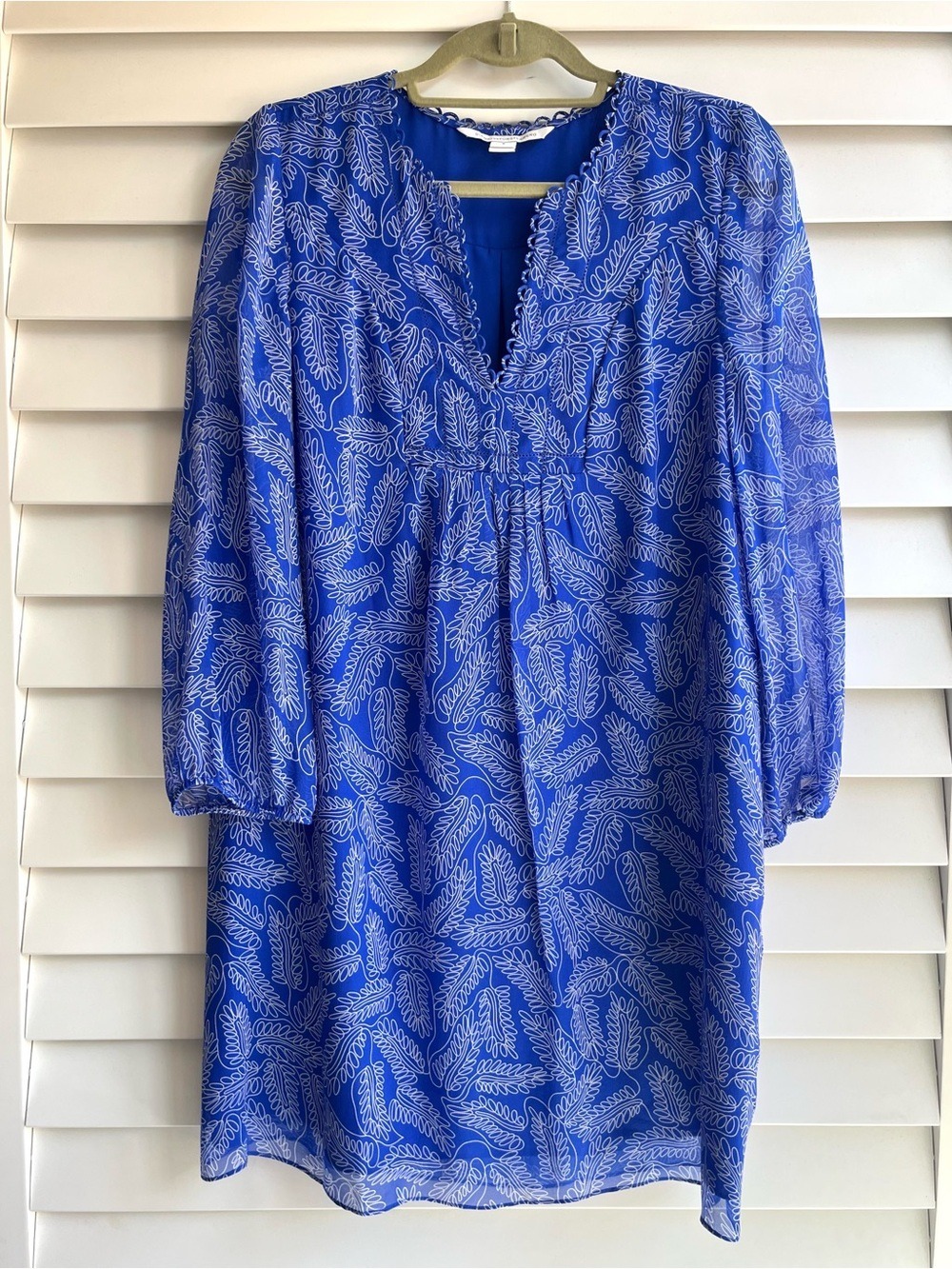 Diane Von Furstenberg DVF Aria Riveria Buds Silk Dress - Picture 6 of 12